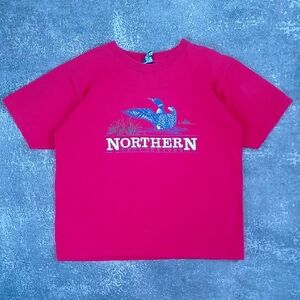 Vintage 90s Northern reflections Classic Loom Print T-Shirt Single Stitch